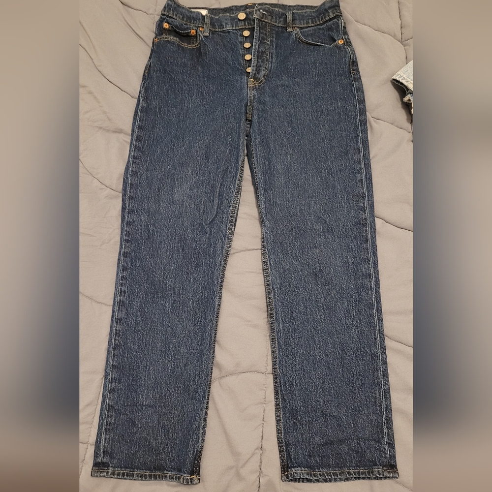 GAP High Rise Dark Blue Women's Jeans